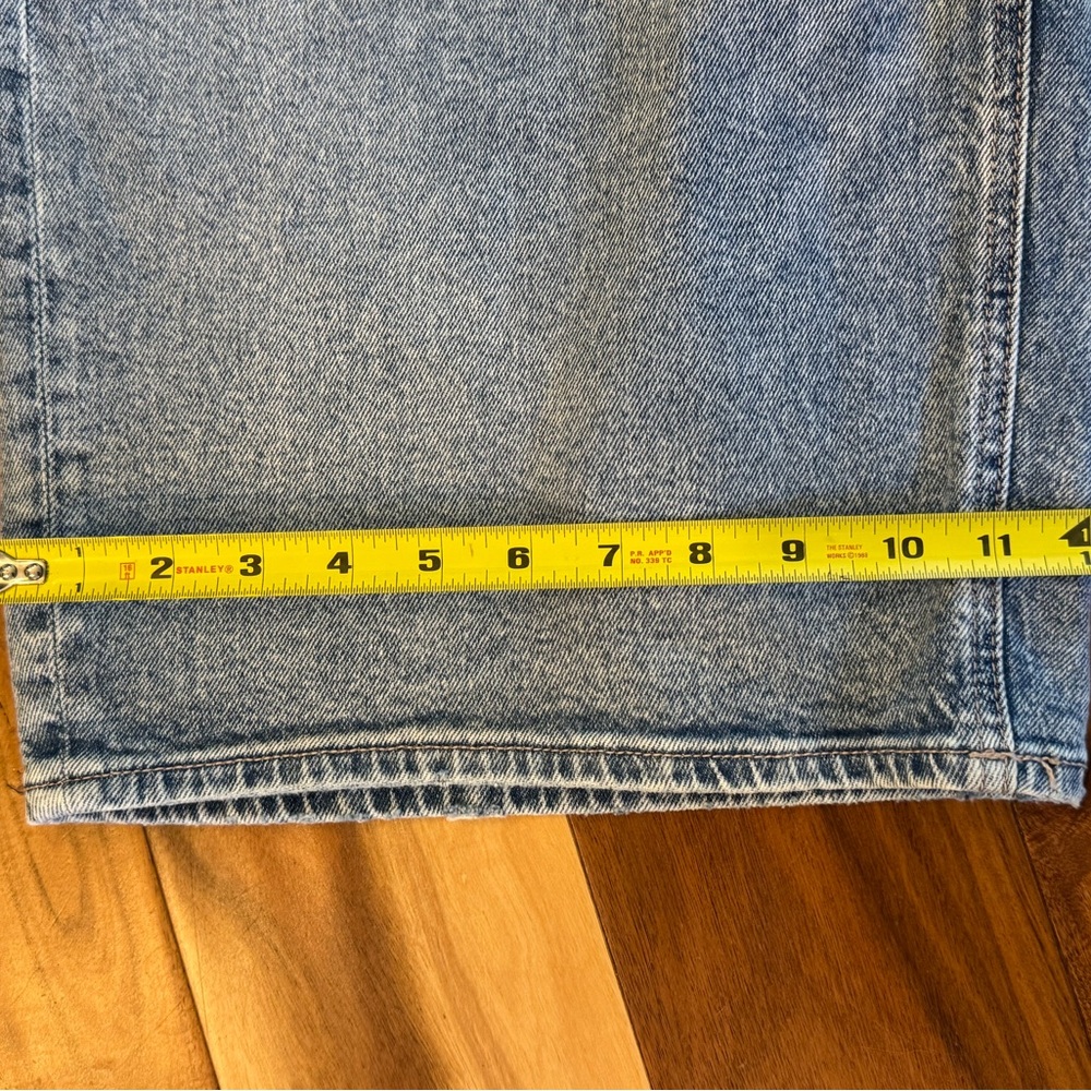 American Eagle high-rise baggy bermuda jean shorts W12 - Picture 6 of 6